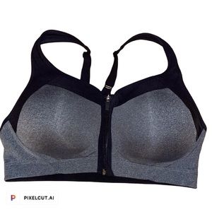 Champion support sport bra zipper up